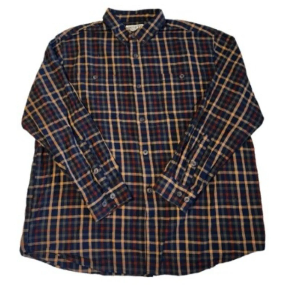 Duluth trading men’s large‎ hundred percent cotton long sleeve button down shirt